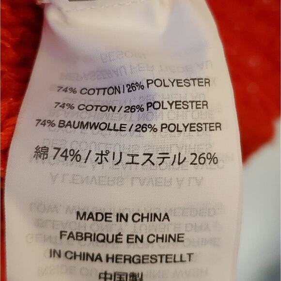 J crew cropped orange‎ sweater size small - Picture 4 of 8